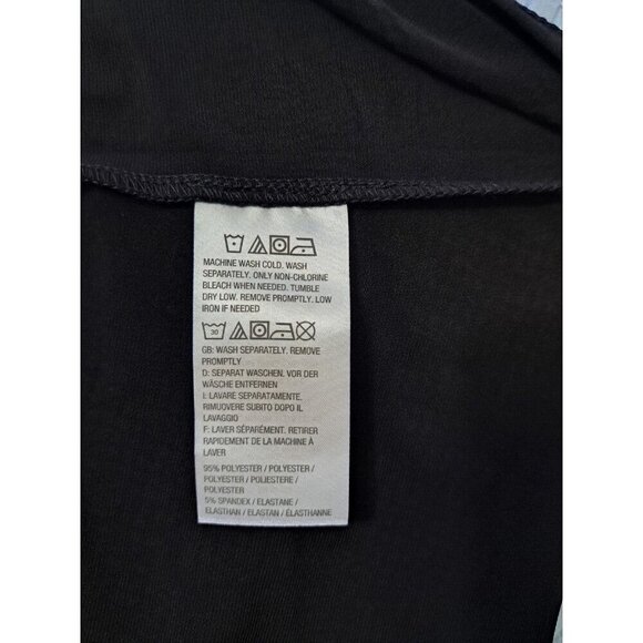 Susan Graver Artisan Woman's XS Black Long Sleeve Tunic Rhinestones New w/Tags - Picture 6 of 7